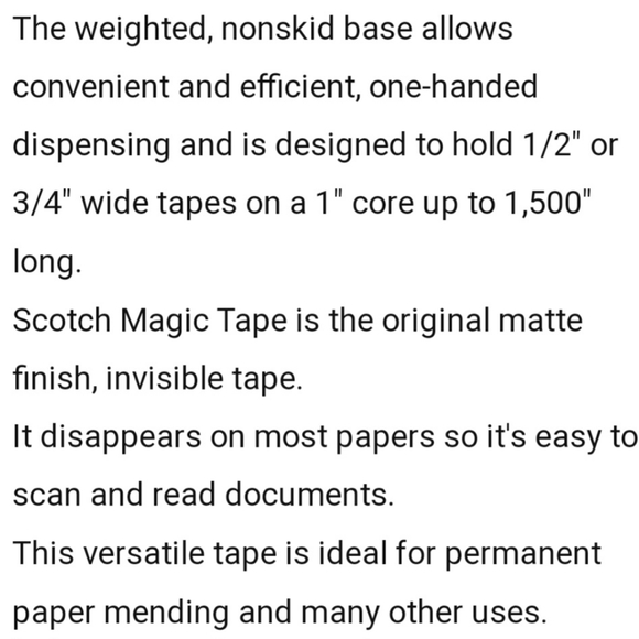 Tape Dispenser, Scotch Magic Tape Dispenser, 👠Fashion Snakeskin Shoe, New - Picture 4 of 4